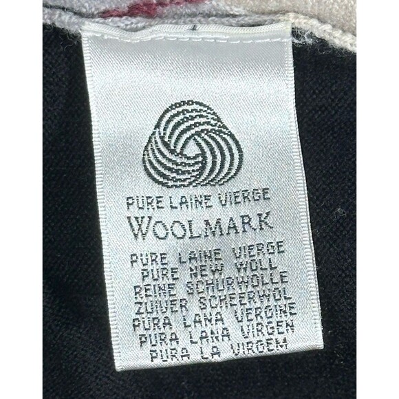 Lacoste Silver Series Men's XL Argyle Woolmark V-Neck Sweater Alligator - Picture 7 of 9